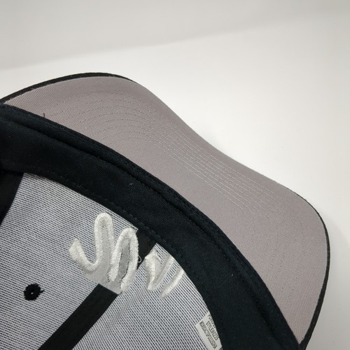 WV Adult Strapback Hat Black One Size Adjustable Embroidered Augusta Sportswear - Picture 7 of 8