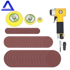 Mini Air Sander 1/2/3" Pneumatic Small Orbital Sander for Auto Body Work