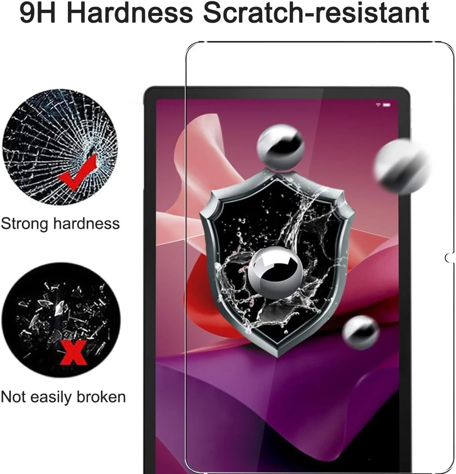 2 Pcs Lenovo Tab P12 Pro TB-Q706F/Z P12 TB370FU Tempered Glass Screen Protector - Image 4 of 4