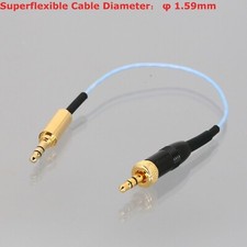 3.5mm Male TRS to 1/8" Stereo Locking Plug Record Cable Microphone Transmitter