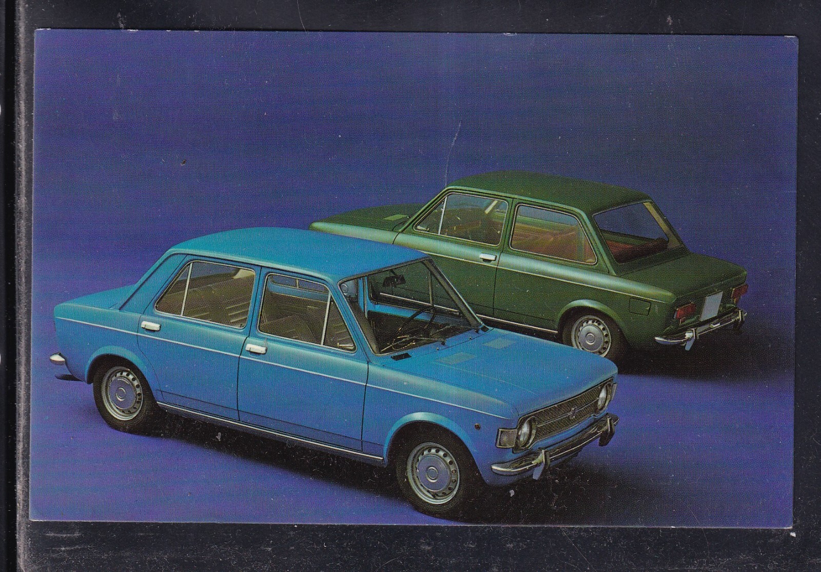 Cartolina Pubblicitaria Auto Fiat 128 KE234