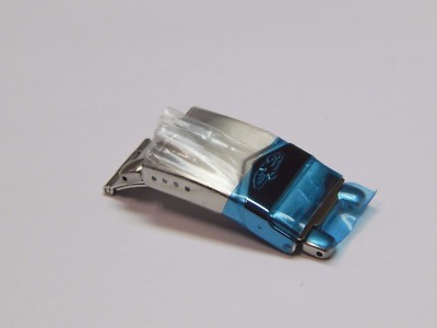 Sector 300 Stainless Steel Fold Over Watch Clasp w Links | 22mm