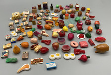 LOT 113 Pc Doll House Food Kitchen Sundries Groceries Vintage - U Get All 113