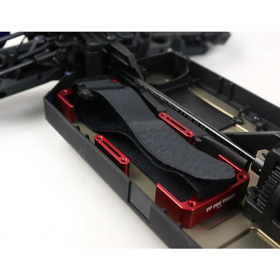 Aluminum Alloy Battery Mount Holder For TEKNO EB48 2.0 / ET48 2.0 RC Car Parts - Image 3 of 4