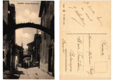 CPA AK VITERBO Vicolo Medioevale ITALY (545177)