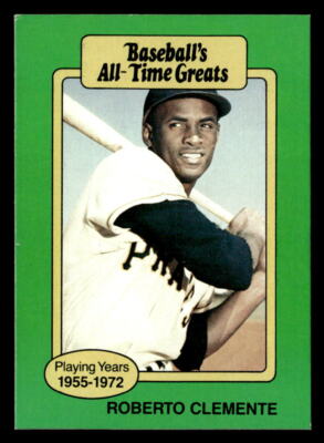 Roberto Clemente 1987 Hygrade All-Time Greats Card #NNO Pittsburgh Pirates