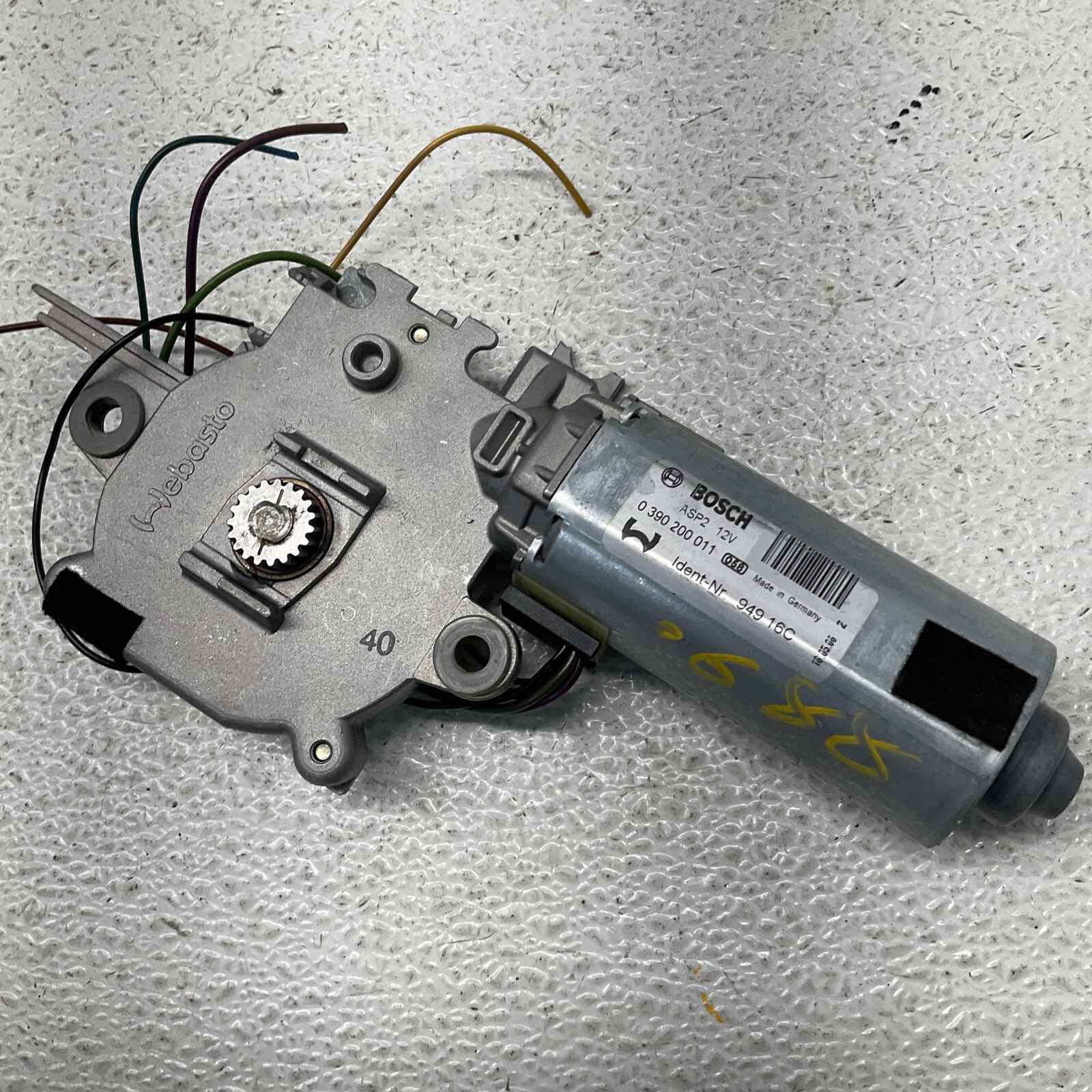 0306 MERCEDES W211 E320 E500 SUNROOF MOONROOF MOTOR A2038203142 OEM eBay