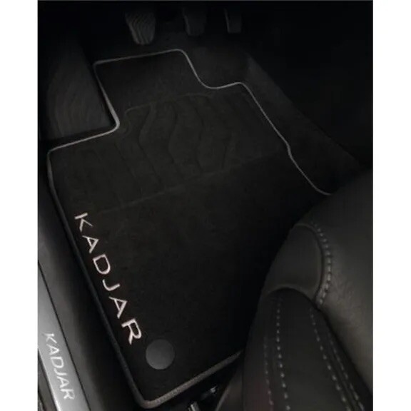 Tapis de sol textile Kadjar Renault jeu complet avant arrière noir