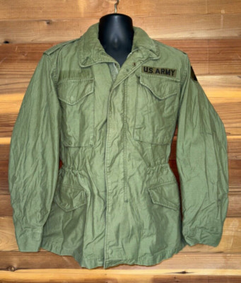 Alpha Industries ,1971 Vietnam US army issue M-65 jacket with original patches 