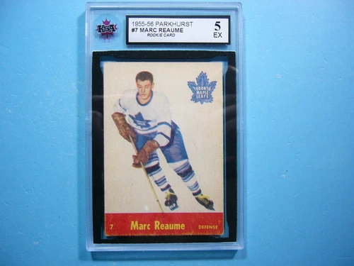 1955/56 PARKHURST NHL HOCKEY CARD #7 MARC REAUME ROOKIE RC KSA 5 EX PARKIE