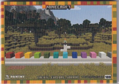 Panini Minecraft 3 Create, Explore, Survive Card Nr. 100