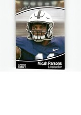 MICAH PARSONS 2021 Sage Hit Premier Draft #10 RC Dallas Cowboys