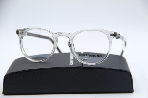 NEW ROBERT MARC NYC ROBI 865-217 CLEAR BLACK AUTHENTIC EYEGLASSES 45-23 - 第 1/5 張圖片