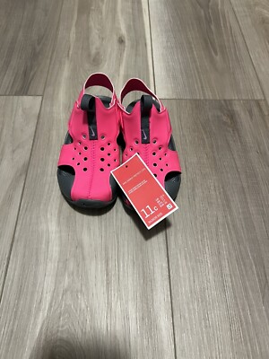 Nike Sunray Protect 2 (PS) 943826-604 Toddler Sandals Fireberry Size 11c
