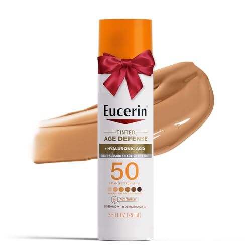 Eucerin Sun Tinted Age Defense FPS 50 Protector Solar Hidratante Tintado 2.5 Fl Oz - Imagen 1 de 15