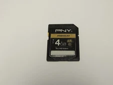 Genuine OEM PNY Premium SD-K04G 4GB SD Memory Card - Class 4