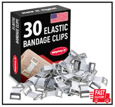 Elastic Bandage Clips - 30 Pack - Bandage Wrap Clips