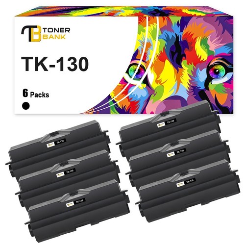 6x XXL Toner TK 130 für Kyocera FS 1028 MFP DP FS 1128 MFP FS 1300 D FS 1300 DN