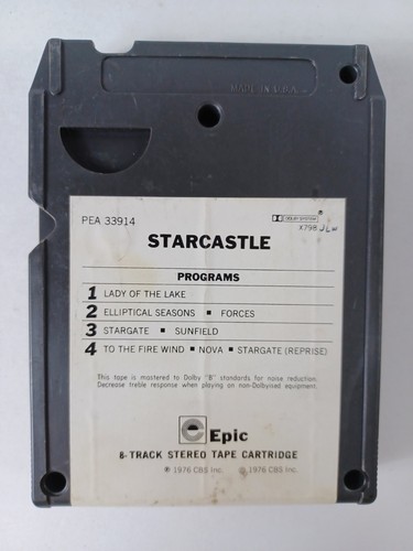 Starcastle Self Titled ~ Fountains Of Light ~ Citadel 8-Track Tapes Lot of 3 VG - Picture 3 of 11