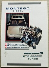 ROVER MONTEGO DIESEL PERKINS PRIMA TURBO Car Sales Brochure 1991 #195/2/91