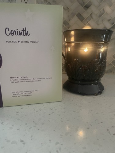 RETIRED SCENTSY WARMERS FULL SIZE CORINTH- lightly used with Box - Picture 3 of 4