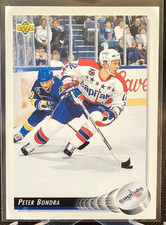 1992-93 Upper Deck Peter Bondra #115 Washington Capitals