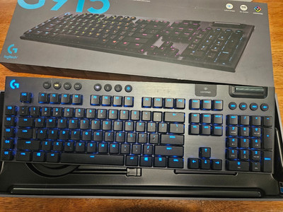 Logitech G915 LIGHTSPEED Wireless Mechanical Gaming Keyboard Clicky W/Box USED
