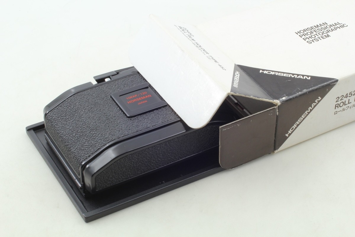 元箱付き ホースマン TYPE 452 10EXP 120ロールフィルムホルダー Mint in BOX】 Horseman 10EXP 120 Roll Film Back Holder Type 452