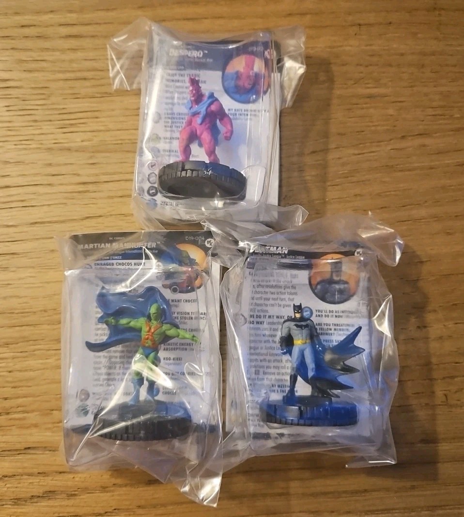 Heroclix Desperos Revenge OP Kit 3 Fig Set Batman Martian Manhunter DC Comics