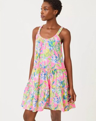 Lilly Pulitzer Loro Dress Multi Squeeze The Day XXS NWT $128