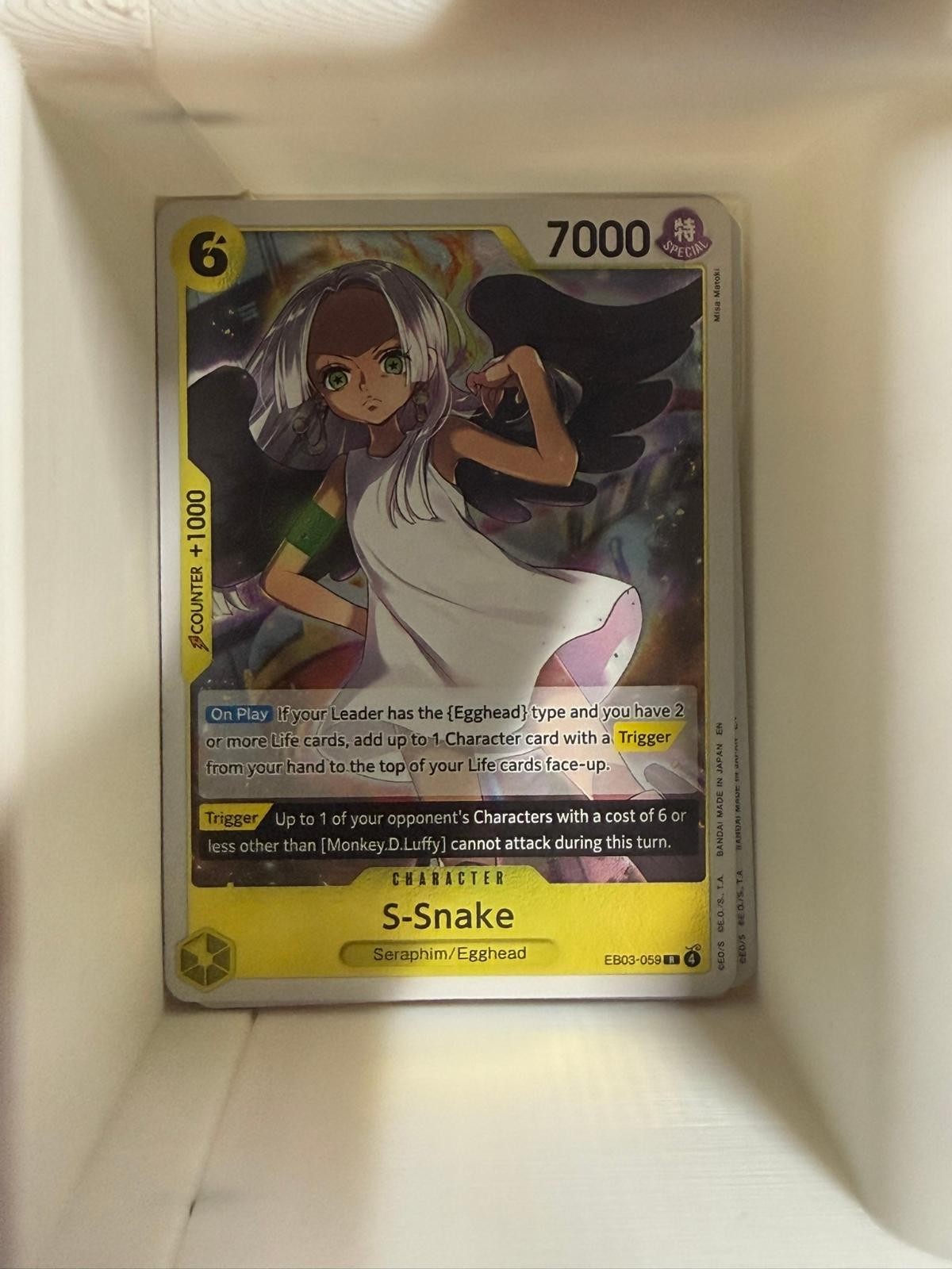S-Snake EB03-059 Extra Booster: One Piece Heroines Edition One Piece Foil NM/M