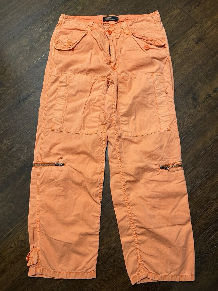 Vintage Polo Ralph Lauren カーゴパンツ 33x30 Polo Ralph Lauren Orange 33 Size Pants for Men for sale | eBay