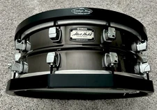 Yamaha Steve Gadd Signature Snare Drum SD455ASG Japan | Black Steel 14x5.5 |