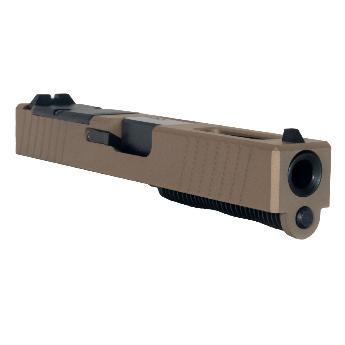 Complete Slide for Glock 19 Gen 3 - Ported Nitride Barrel - FDE 
