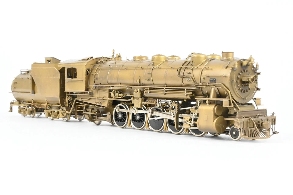 HO Brass PFM United D&RGW Denver & Rio Grande Western 2-10-2 Early Version F-81 - Image 4 of 4