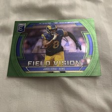 2025 Panini Donruss Elite - Field Vision Jared Verse #6 Green- Rams