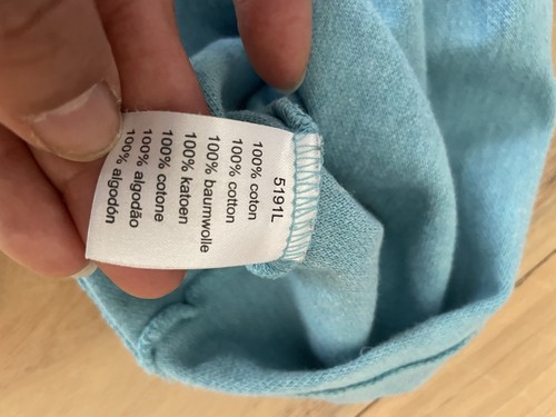 Izod Lacoste Cotton Short Sleeve Turquoise Polo Shirt Crocodile Logo Euro size 7 - Picture 5 of 6