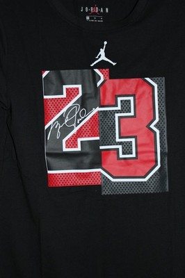 NWT Nike Air Jordan Jumpman #23 Boy's Large XL Black T-shirt