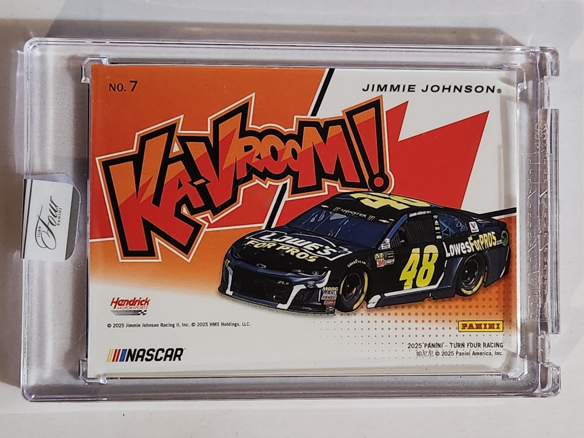 2025 Panini Turn Four NASCAR Racing Ka-Vroom! SSP Case Hit! #7