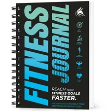 Clever Fox Fitness Journal Workout Log Book - Daily Fitness Planner Workout ...