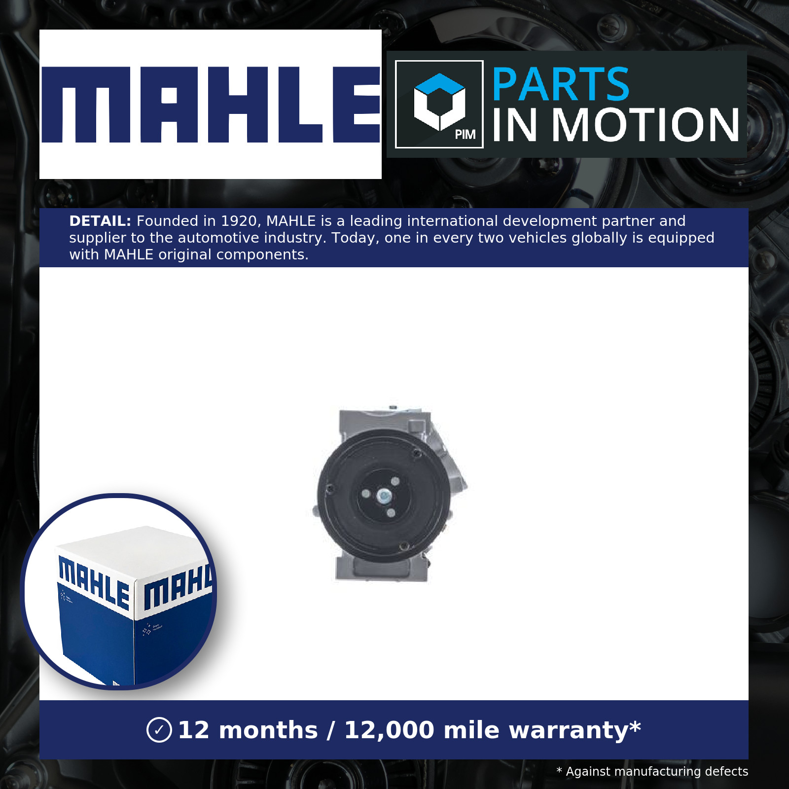 Air Con Compressor fits VAUXHALL COMBO E 1.2 1.5D 2018 on AC Conditioning Mahle