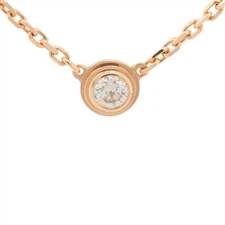 CARTIER d'Amour XS diamond necklace 750(PG) 2.2g