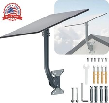 Heavy-Duty Starlink Gen 3 Roof Mount Pipe Adapter Adjustable Angle Steel for Sat