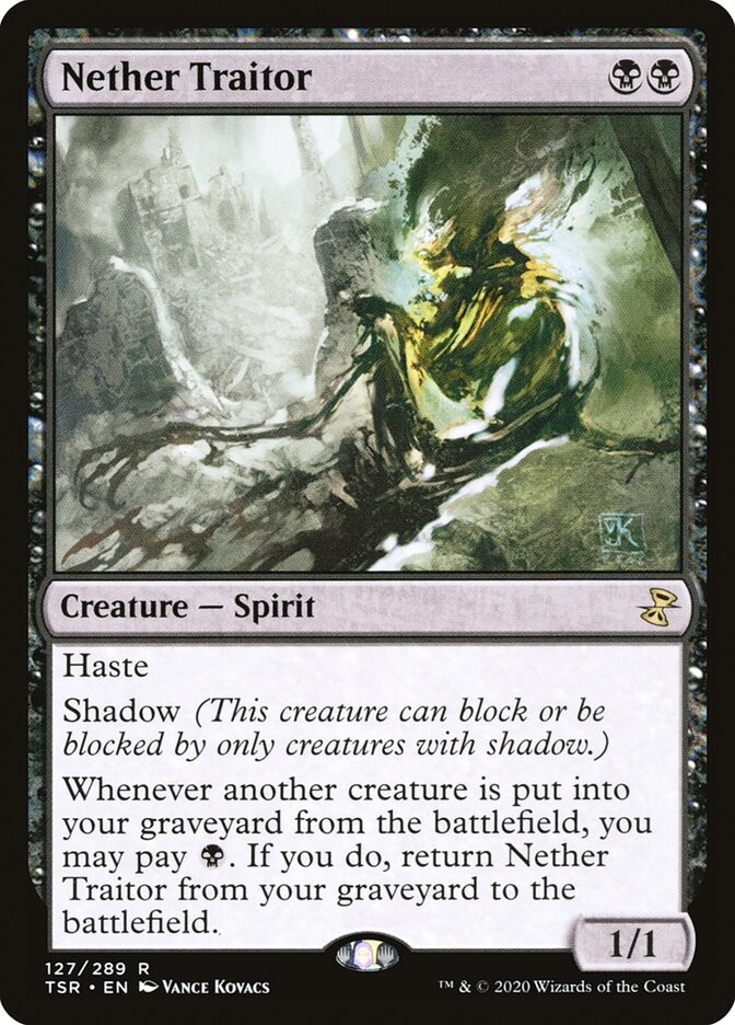 MTG Magic the Gathering Nether Traitor (127/429) Time Spiral Remastered LP