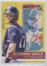 2022 Panini Donruss Diamond Kings Yellow Mitch Haniger #12 5q7