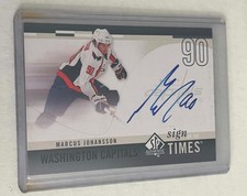 10/11 UPPER DECK SP AUTHENTIC MARCUS JOHANSSON ROOKIE SIGN OF THE TIMES AUTO