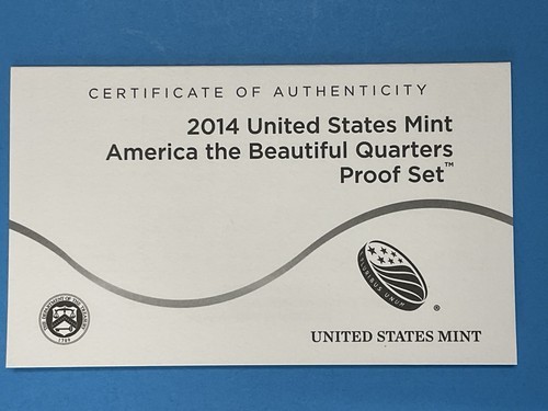 2014-S U.S. Mint America the Beautiful Quarters Proof Set (OGP & COA) - Picture 4 of 7