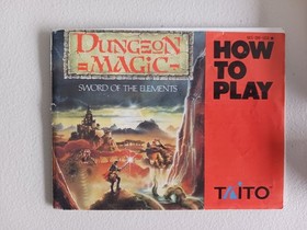 Dungeon Magic NES Game Nintendo Entertainment System 1990 CIB