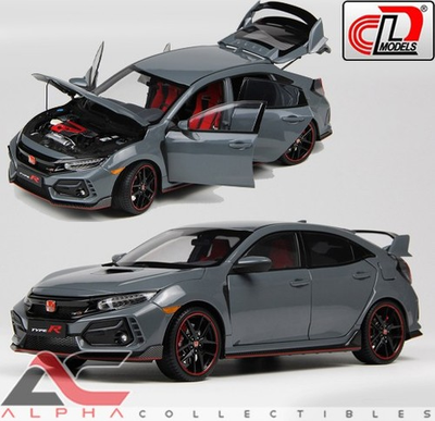 #ad #ad LCD MODELS LCD18005B GR 1:18 2020 HONDA CIVIC TYPE R CEMENT GREY GRAY $161.95