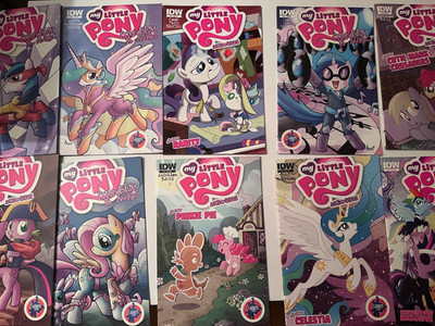 10 my little pony comics Larry's Comics variants 17 16 12  7 9 6 5 8 32 + #3 NM